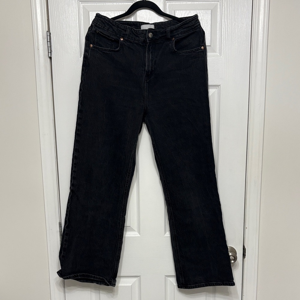 H&M Black Straight Leg Women's Jeans